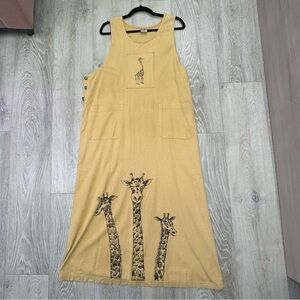 Vintage Cactus California Giraffe dress